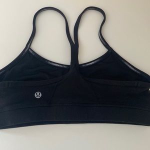 Size 6 Lulu Lemon Black Sports Bra
